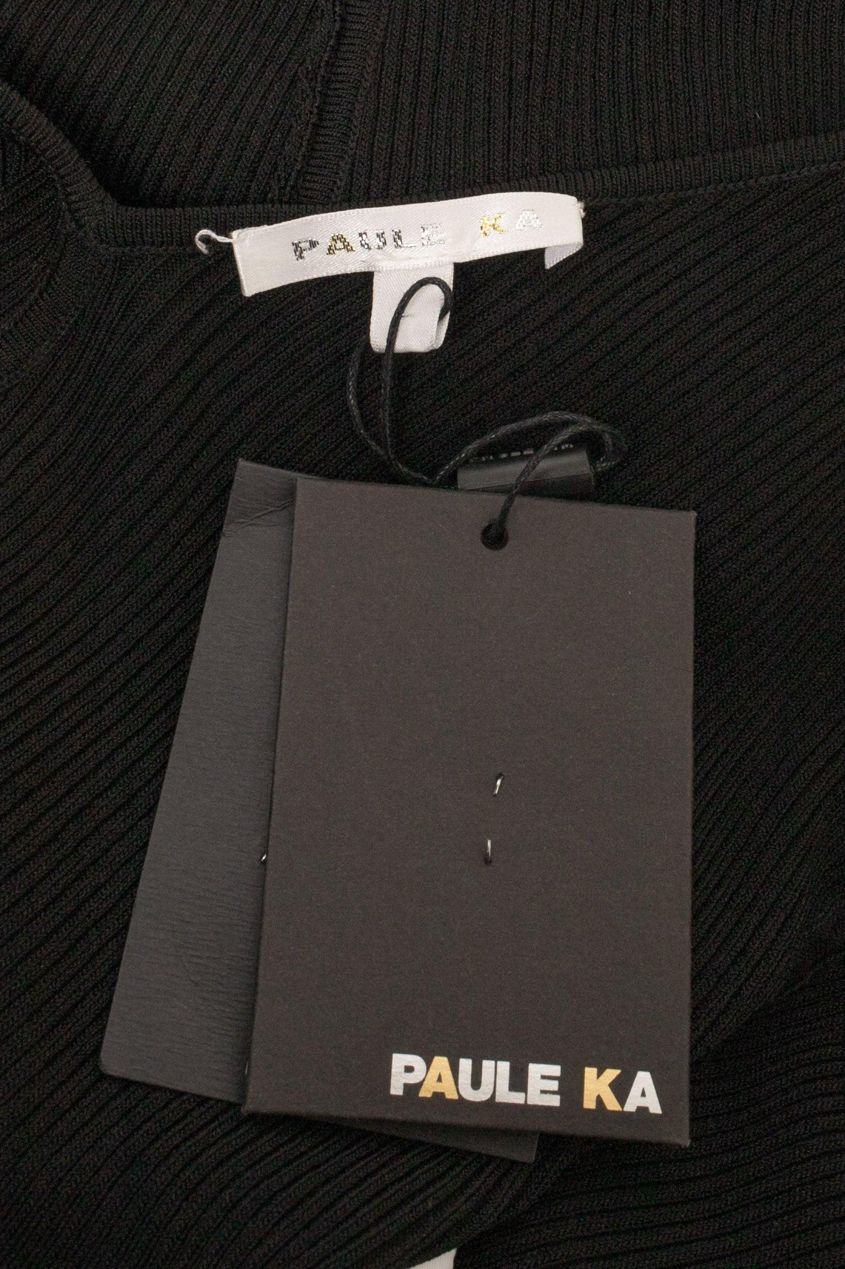Paule Ka Black Mesh Dress For Sale 4