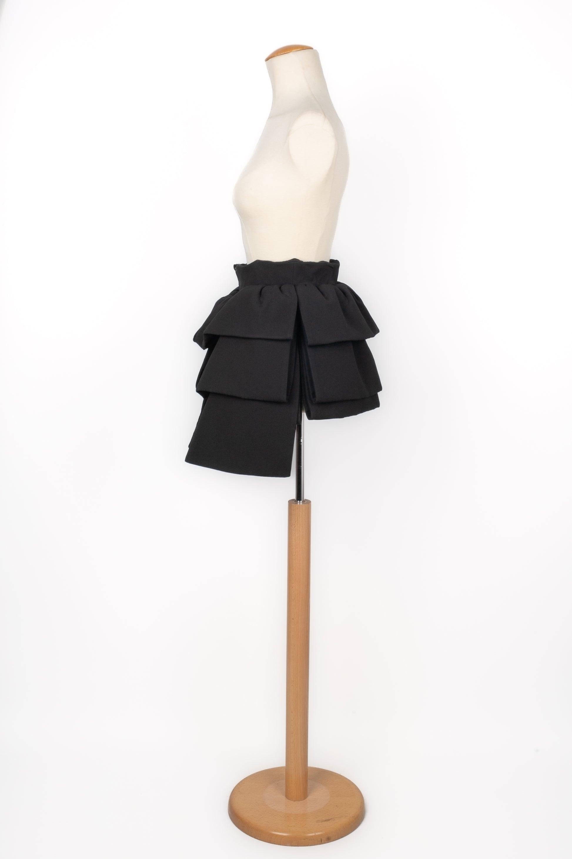 Women's Paule Ka Black Miniskirt For Sale