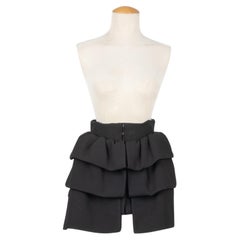 Paule Ka Black Miniskirt