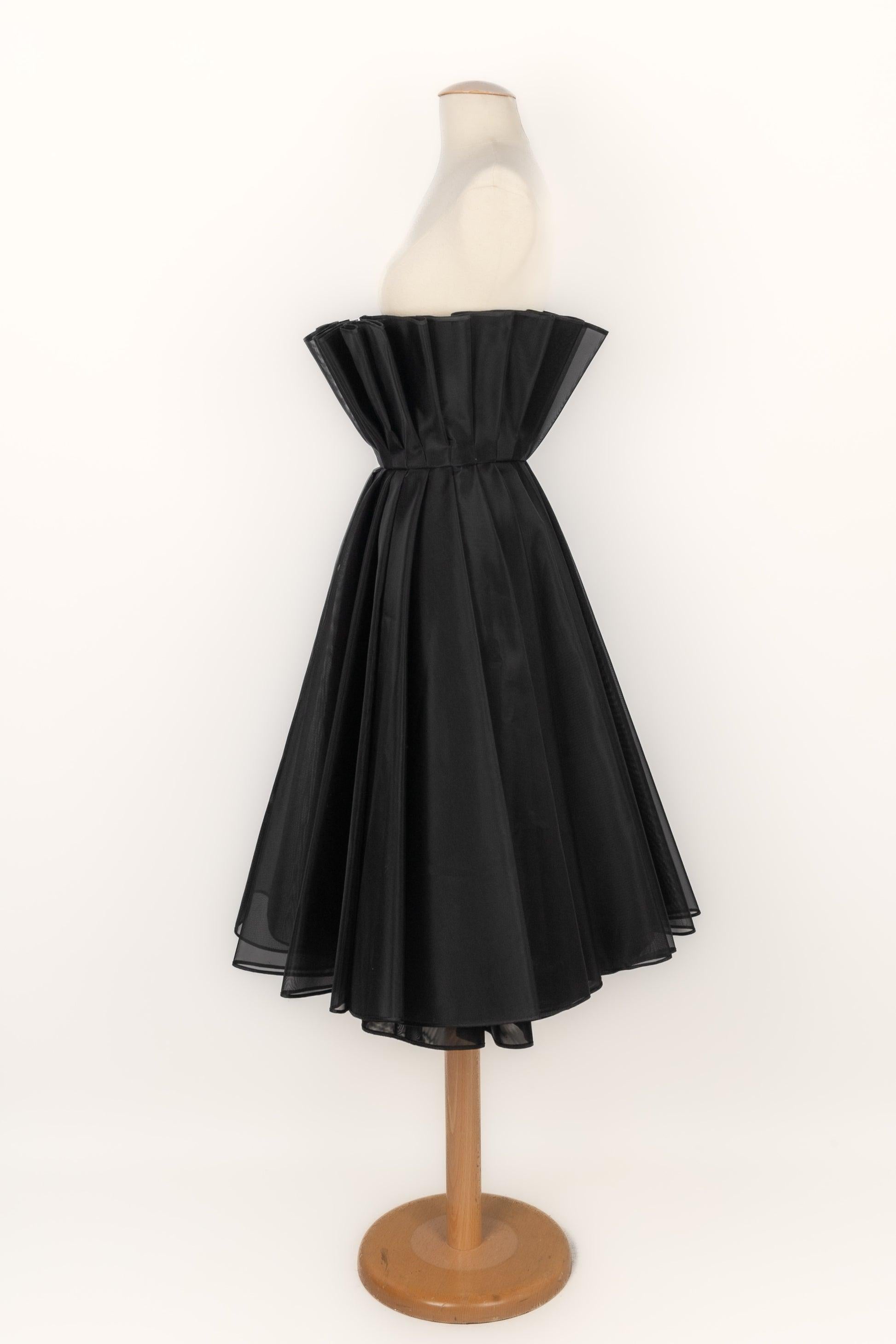 Vestido/falda bustier de tul negro Paule Ka en Excelente Estado en SAINT-OUEN-SUR-SEINE, FR