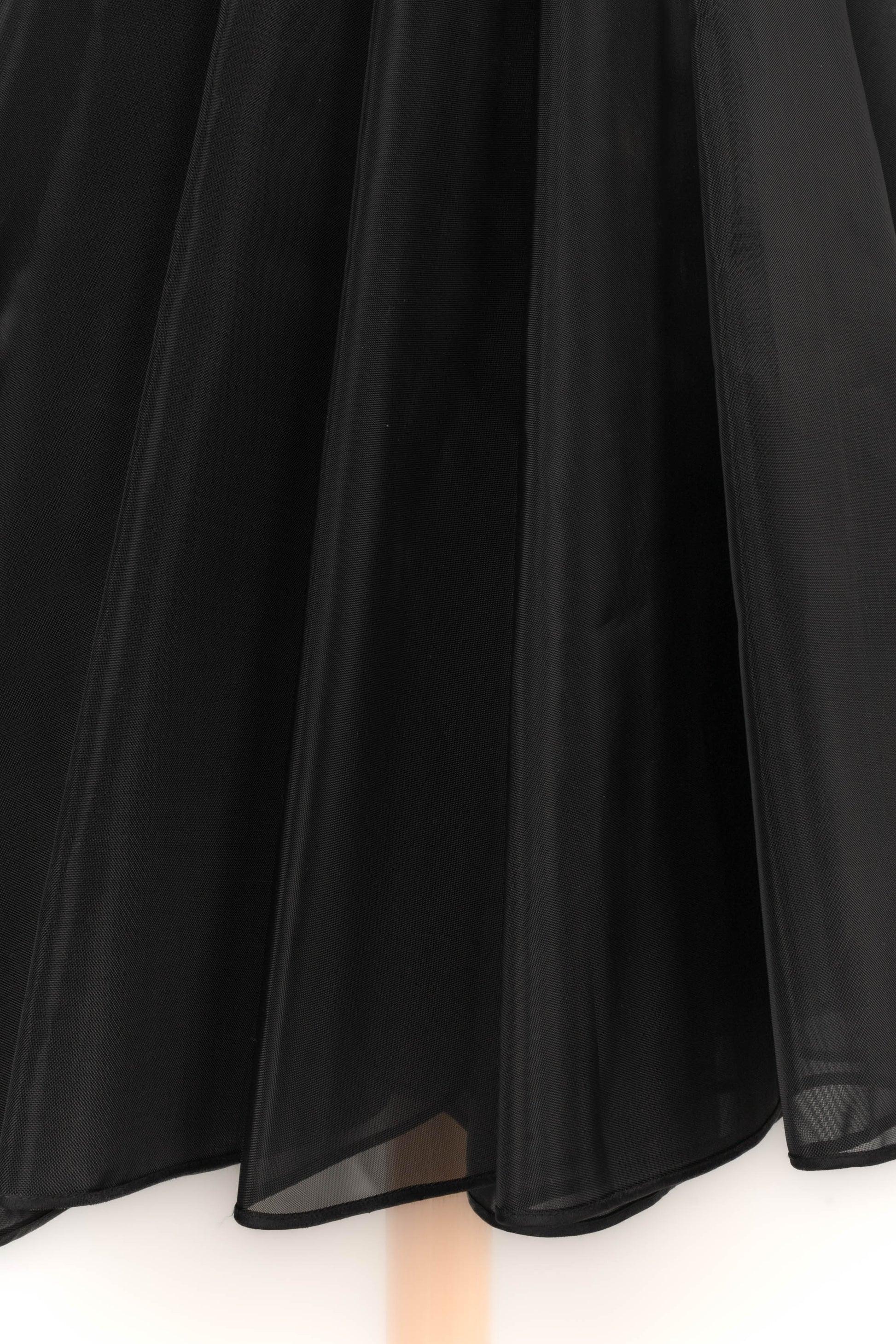 Vestido/falda bustier de tul negro Paule Ka 2