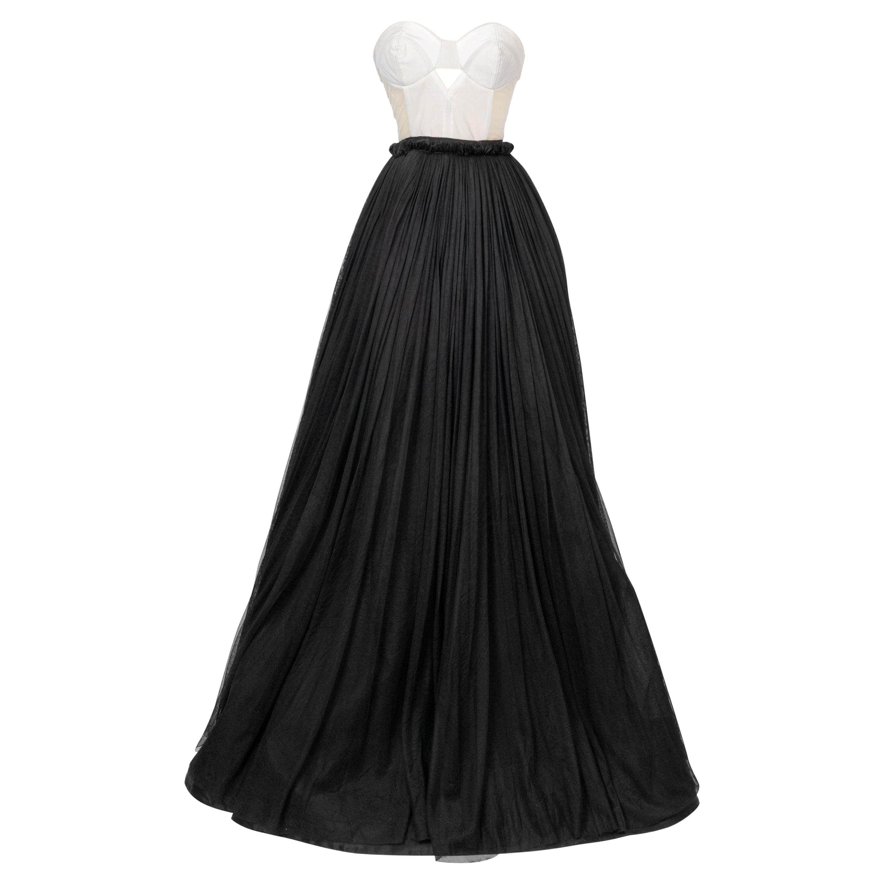 Maxivestido con corpiño Paule Ka