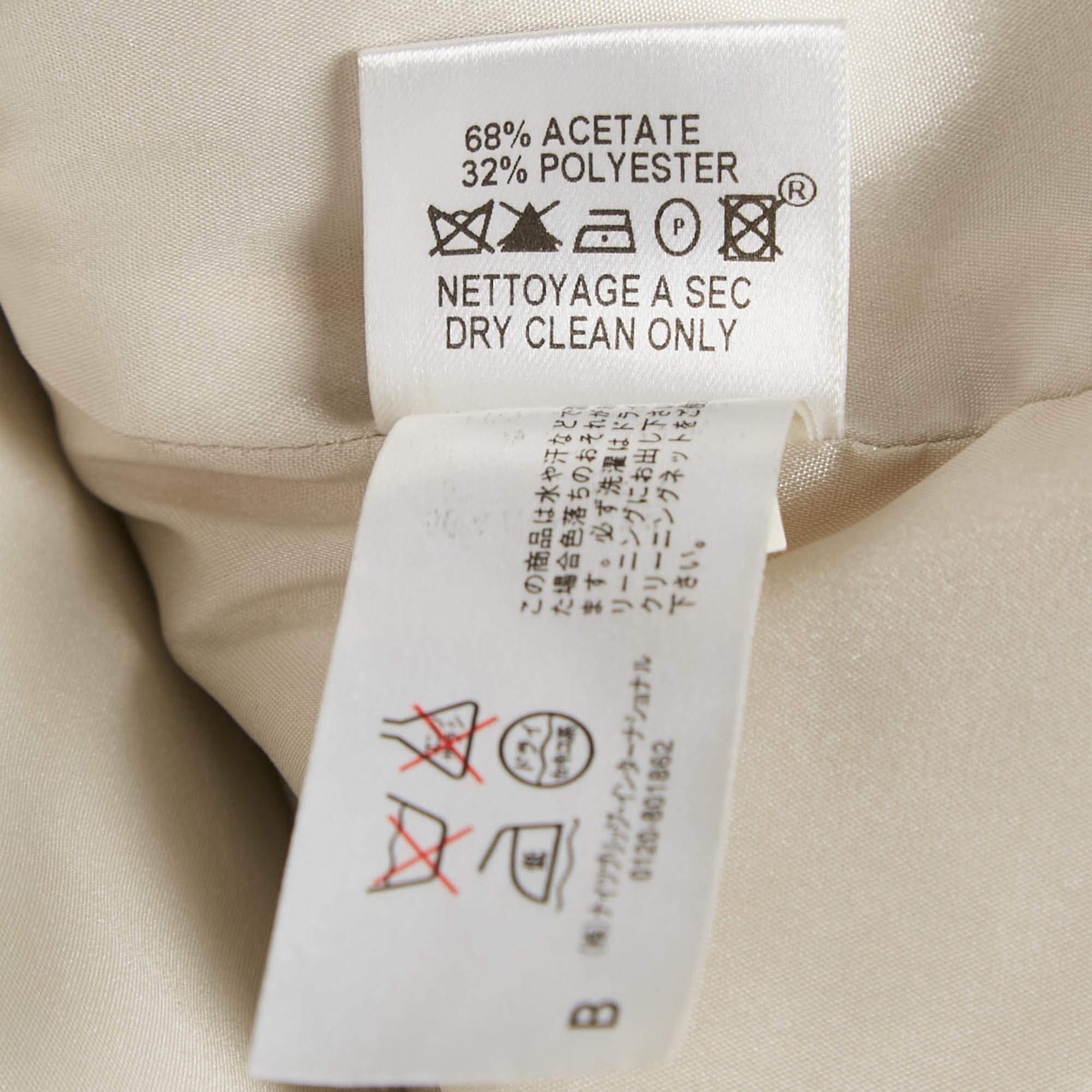 Paule Ka mini-robe droite crème en crêpe extensible ornée de métaux S en vente 1