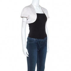 Paule Ka Cream Ottoman Open Front Bolero L