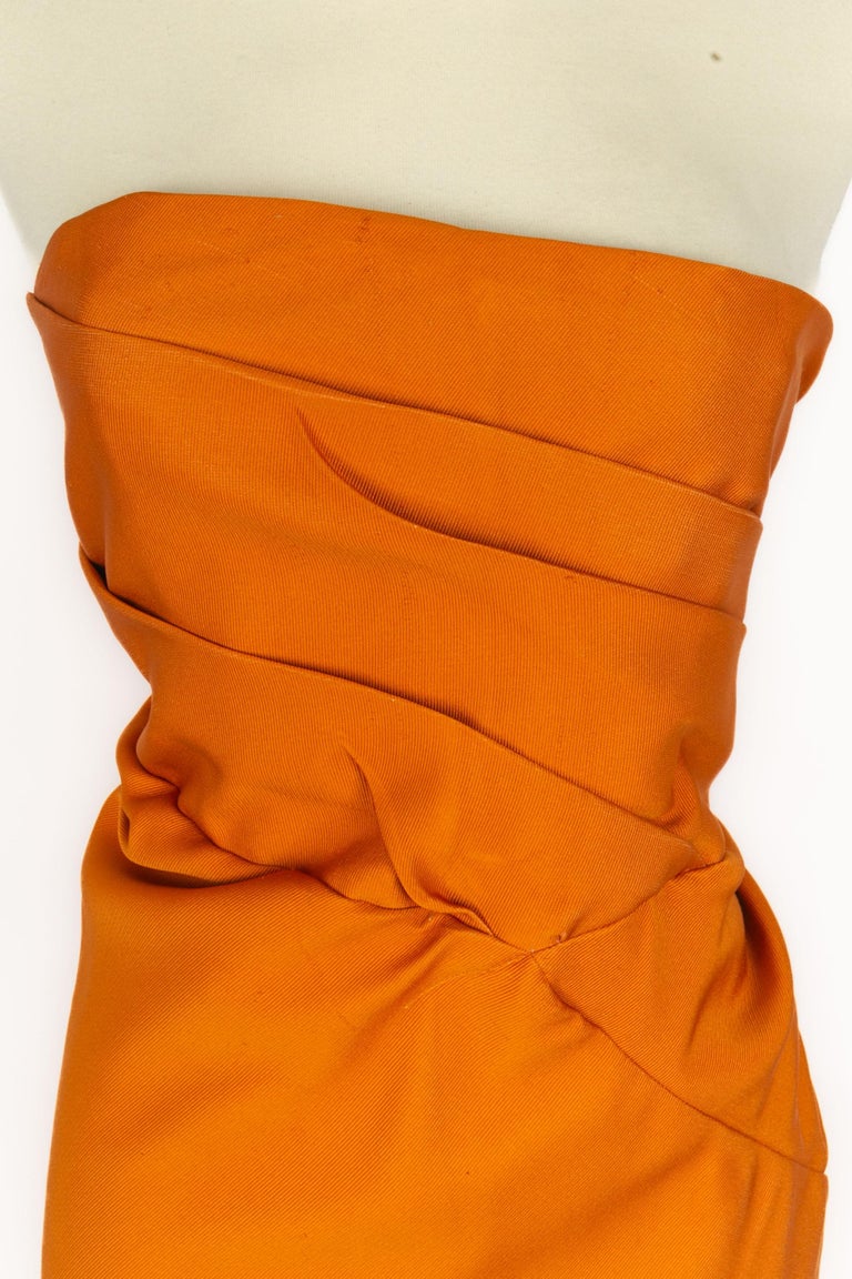 paule ka orange dress Paule Ka