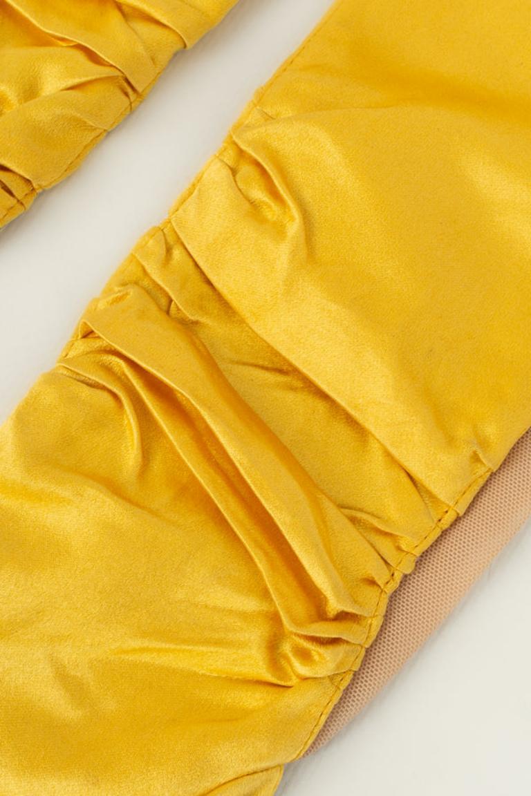 Femenino o masculino Guantes largos Paule Ka de satén y tul en venta