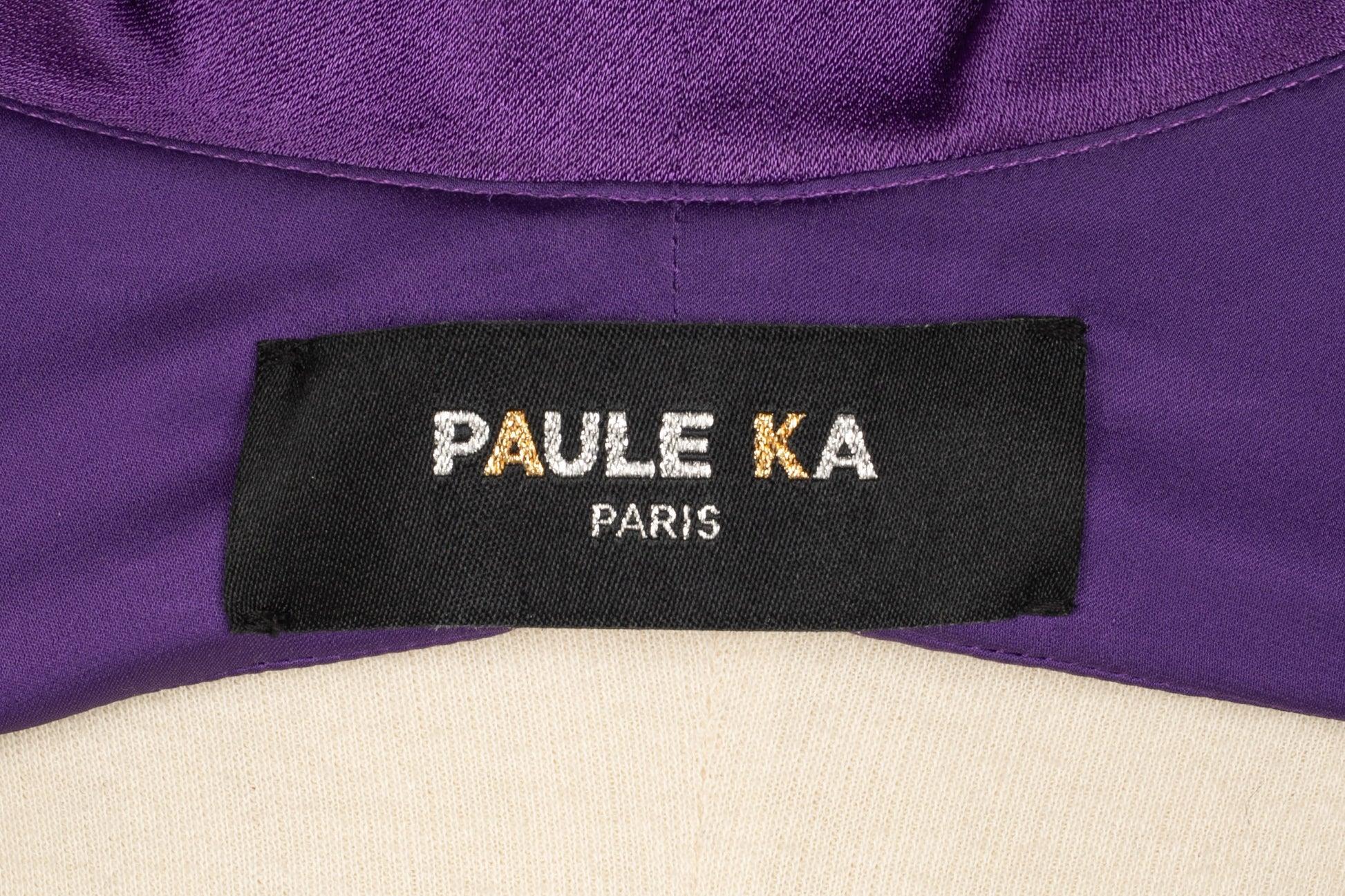 Paule Ka Long Purple Maxi Dress For Sale 6
