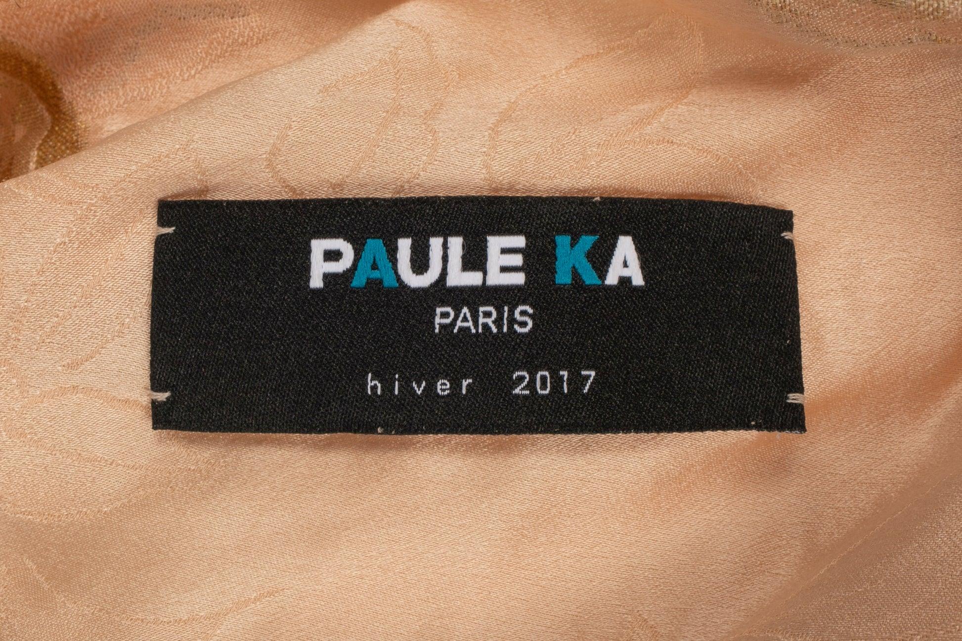 Paule Ka Powder-pink Silk Dress Winter, 2017 For Sale 5
