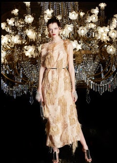 Paule Ka Powder-pink Silk Dress Winter, 2017