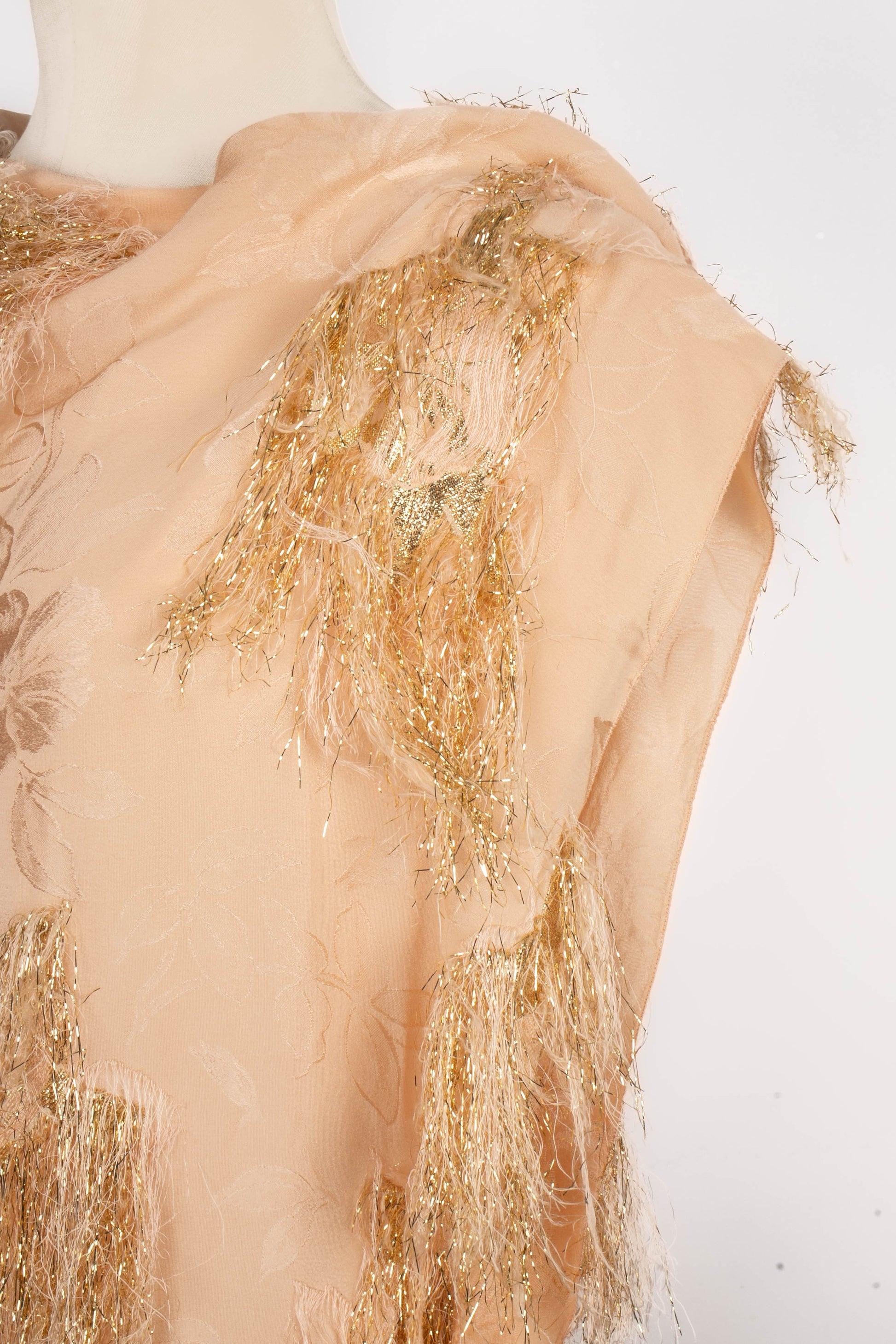 Paule Ka Powder-pink Silk Dress Winter, 2017 For Sale 4