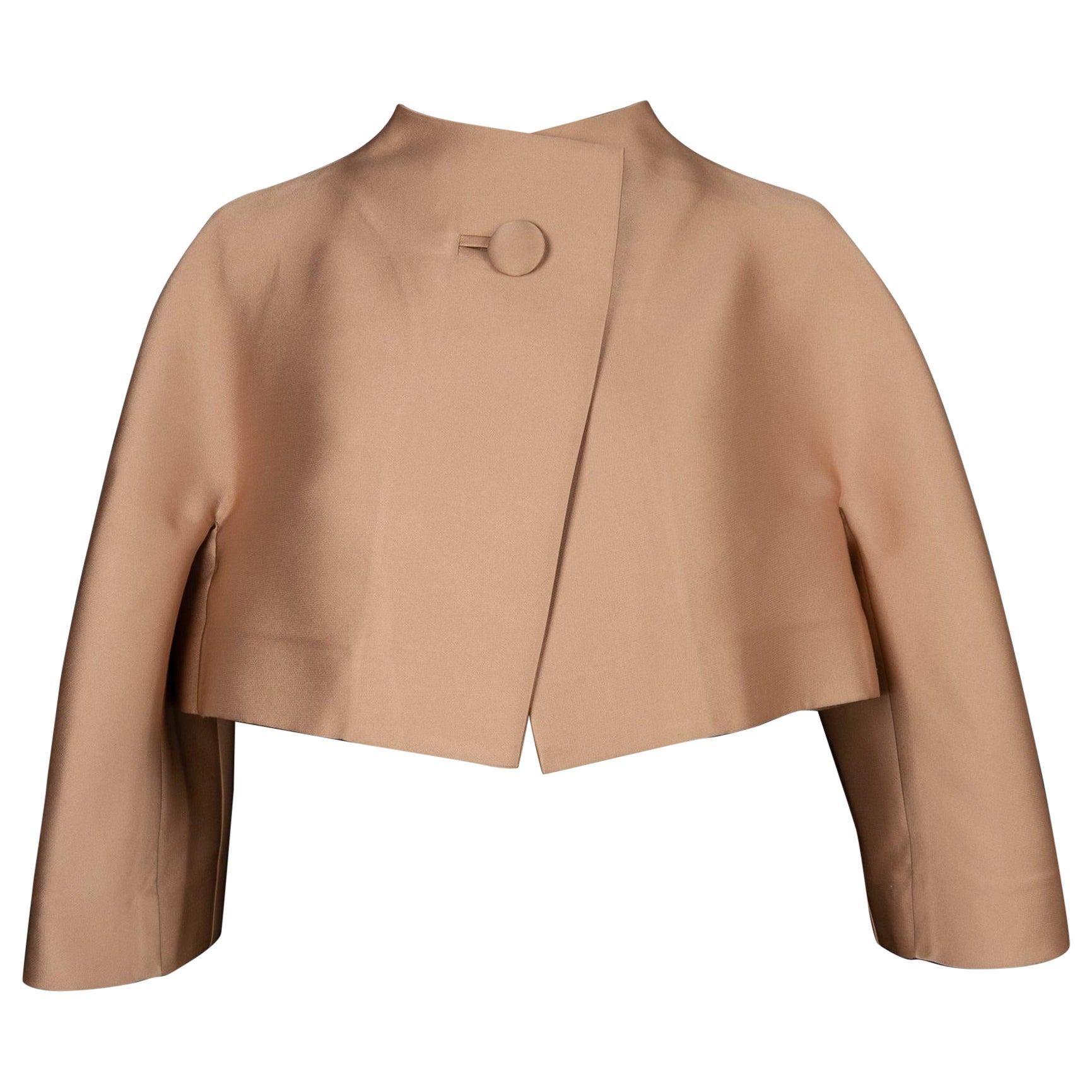 Veste courte Paule Ka en soie mélangée rose poudre, 2016