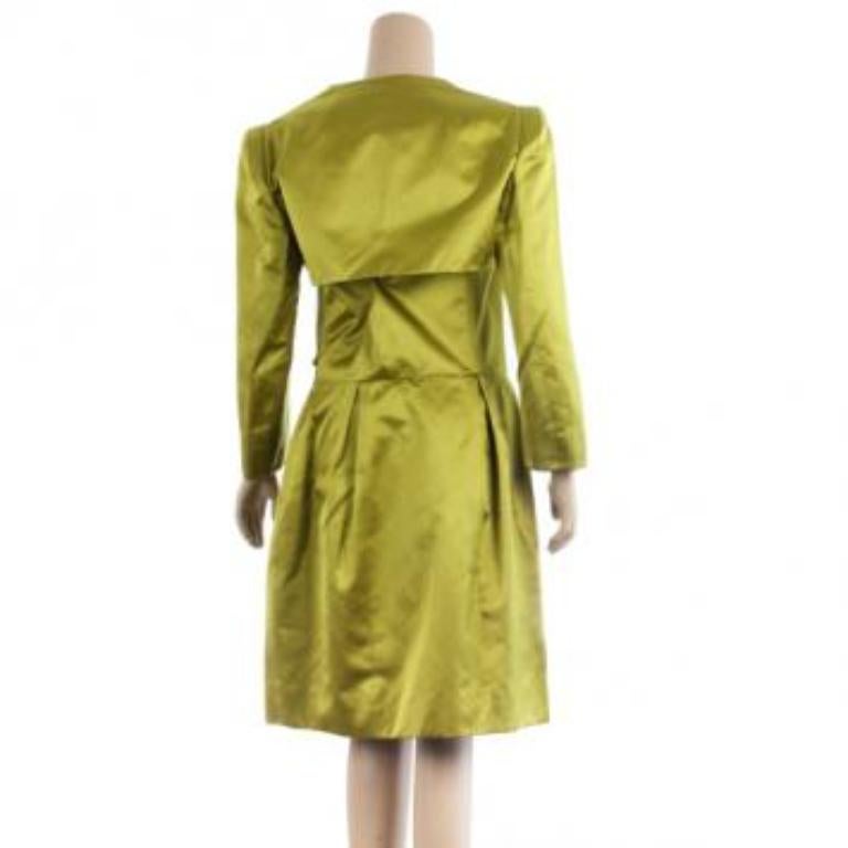 Giallo Paul Ka Yellow Bolero & Dress Set L. in vendita