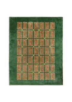 Paule Leleu, rechteckiger Teppich, ca. 1950-1960