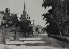 Le Village de Landel von Paulémile Pissarro - Radierung