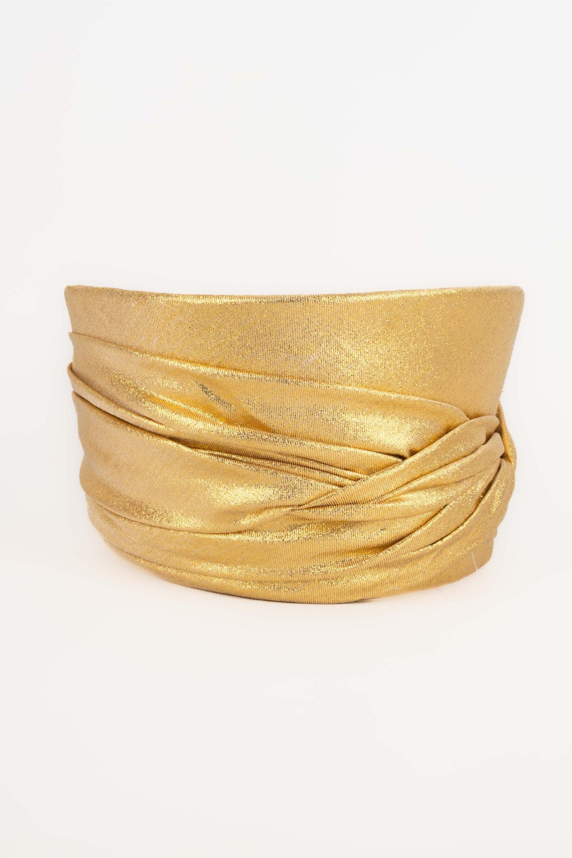 Cappello Paulette Golden Lurex Threads In condizioni buone in vendita a SAINT-OUEN-SUR-SEINE, FR