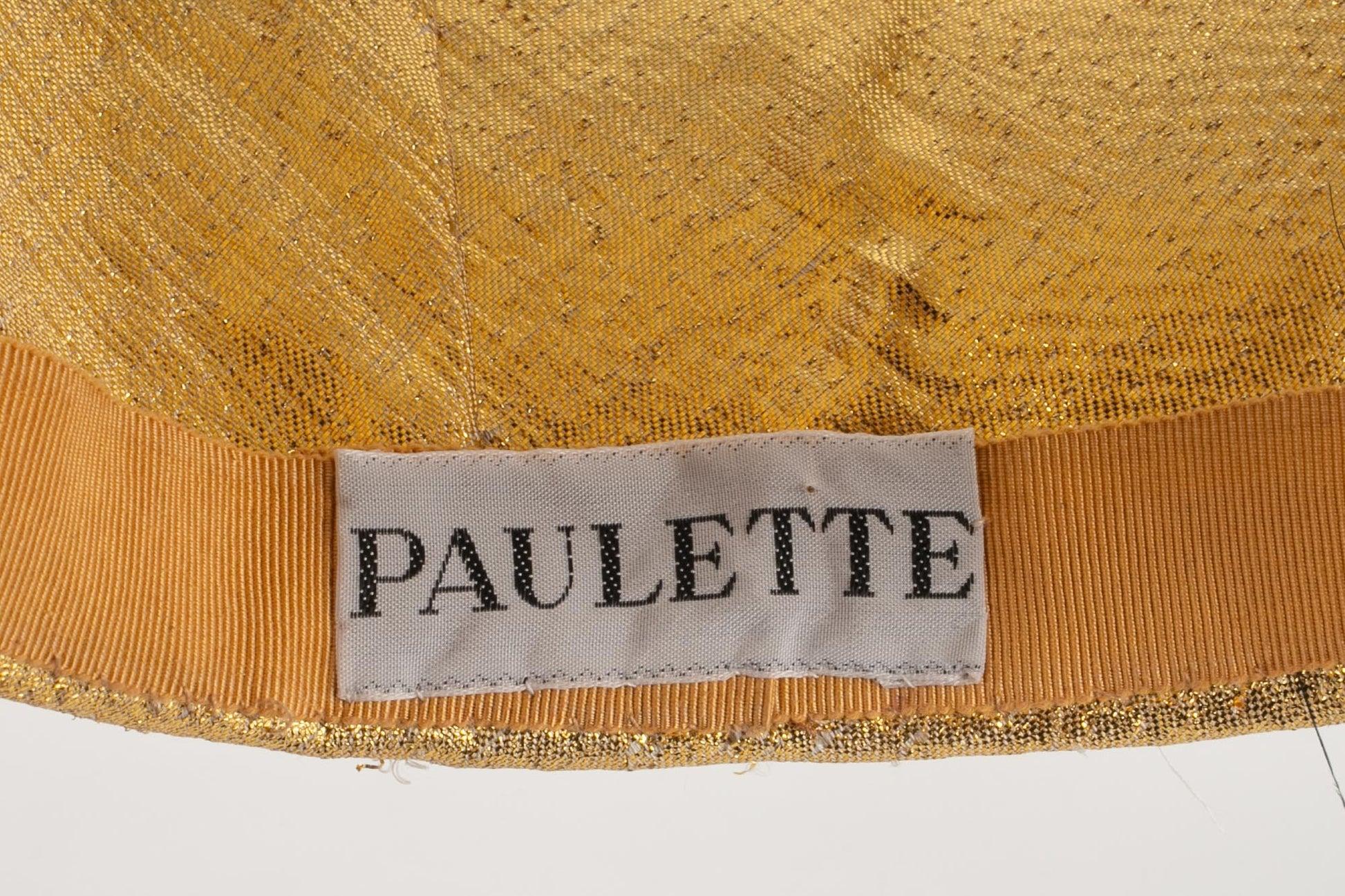 Cappello Paulette Golden Lurex Threads in vendita 3
