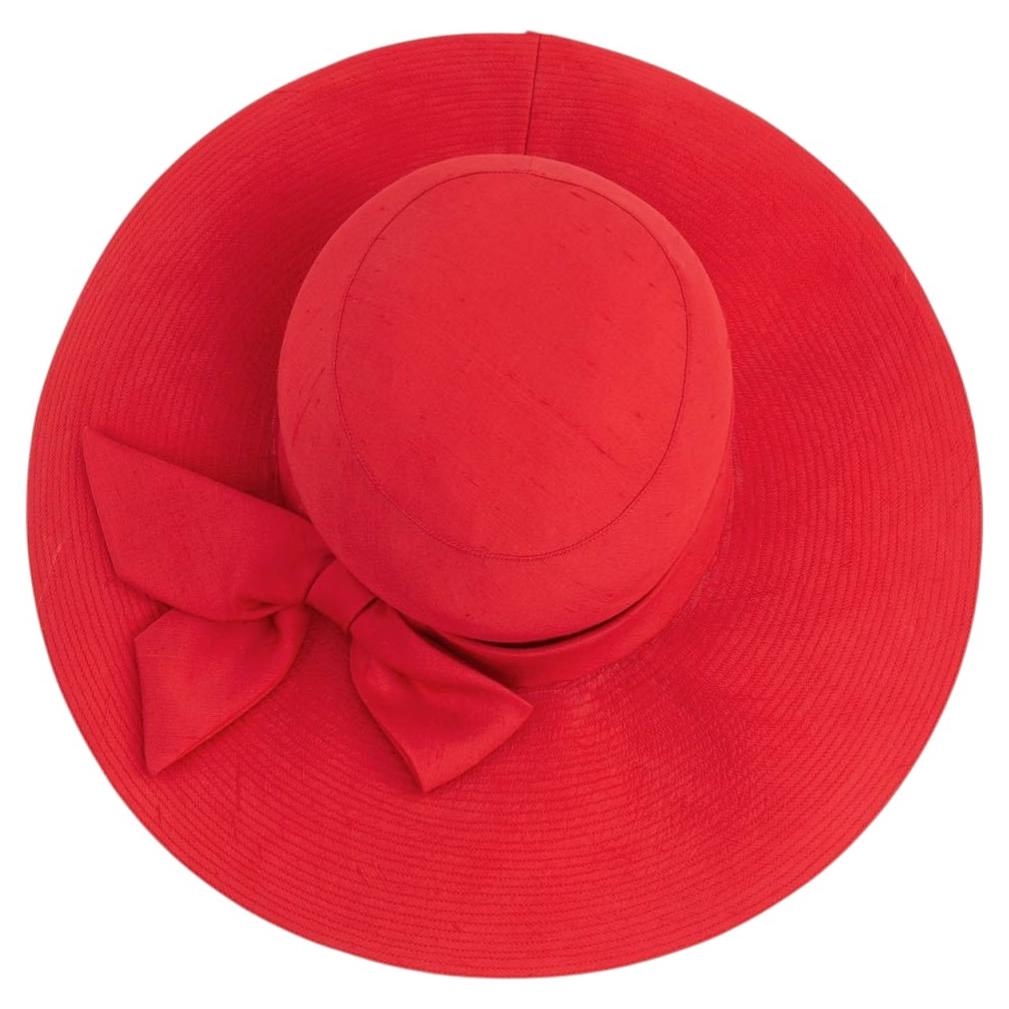 Cappello a tesa larga in seta Paulette