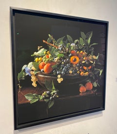 Blueberries and Prickly Pears- still life photograph by Paulette Tavormina
