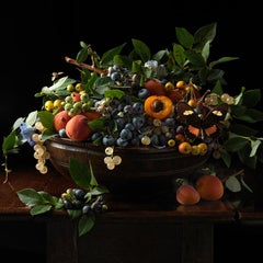 Blueberries and Prickly Pears- still life photograph by Paulette Tavormina