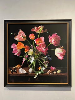 Dutch Tulips and Goldfish- still life photograph by Paulette Tavormina