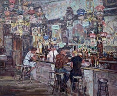 Crystal Bar, Interior American Regional Scene by Pennsylvania Impressionist