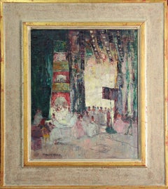 Paulette Van Roekens, Shadow and Light, Oil on Canvas, 1920's