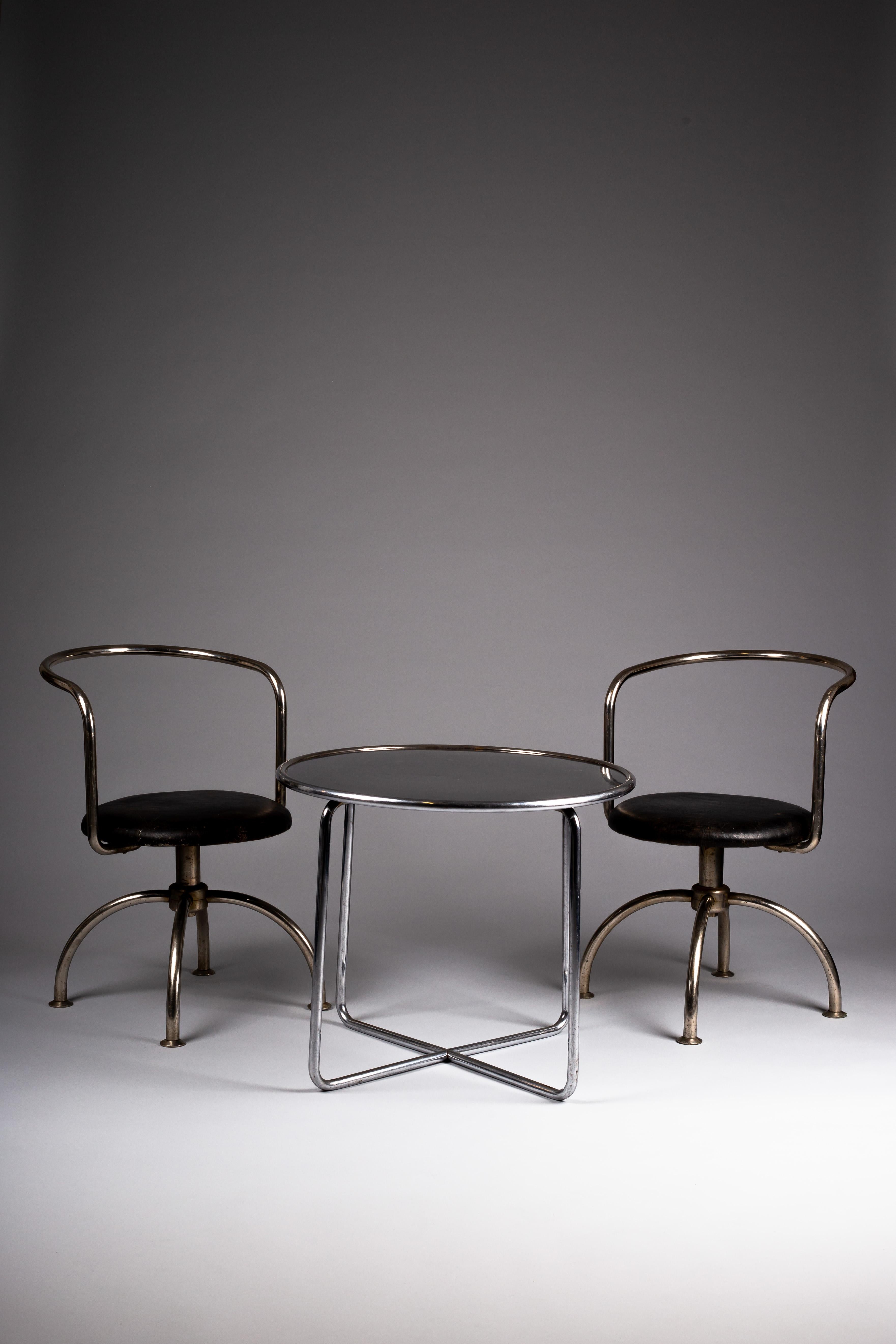 Pauli Blomstedt, mesa de acero tubular de los años 30 para J. Merivaara, Finlandia en venta 4