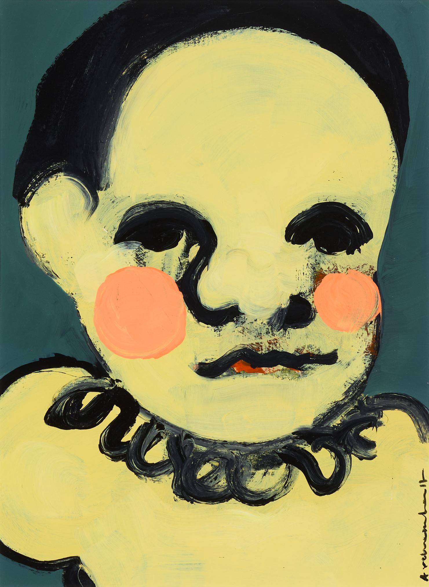 Antes del espectáculo - Painting Contemporáneo de Paulina Archambault