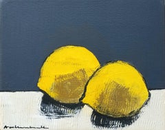 Two Lemons, Original Painting