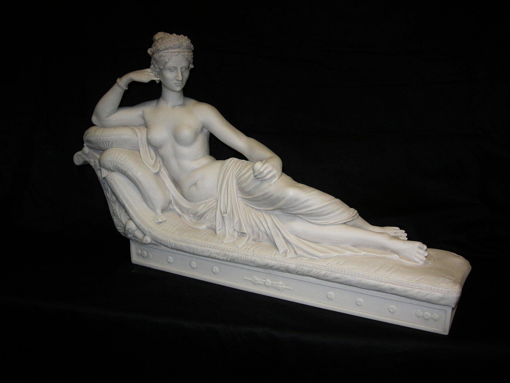 Paulina Borghese Marble Sculpture, 20th Century For Sale 1