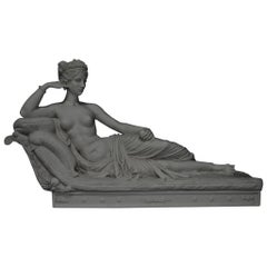 Paulina Borghese Marble Sculpture, 20th Century