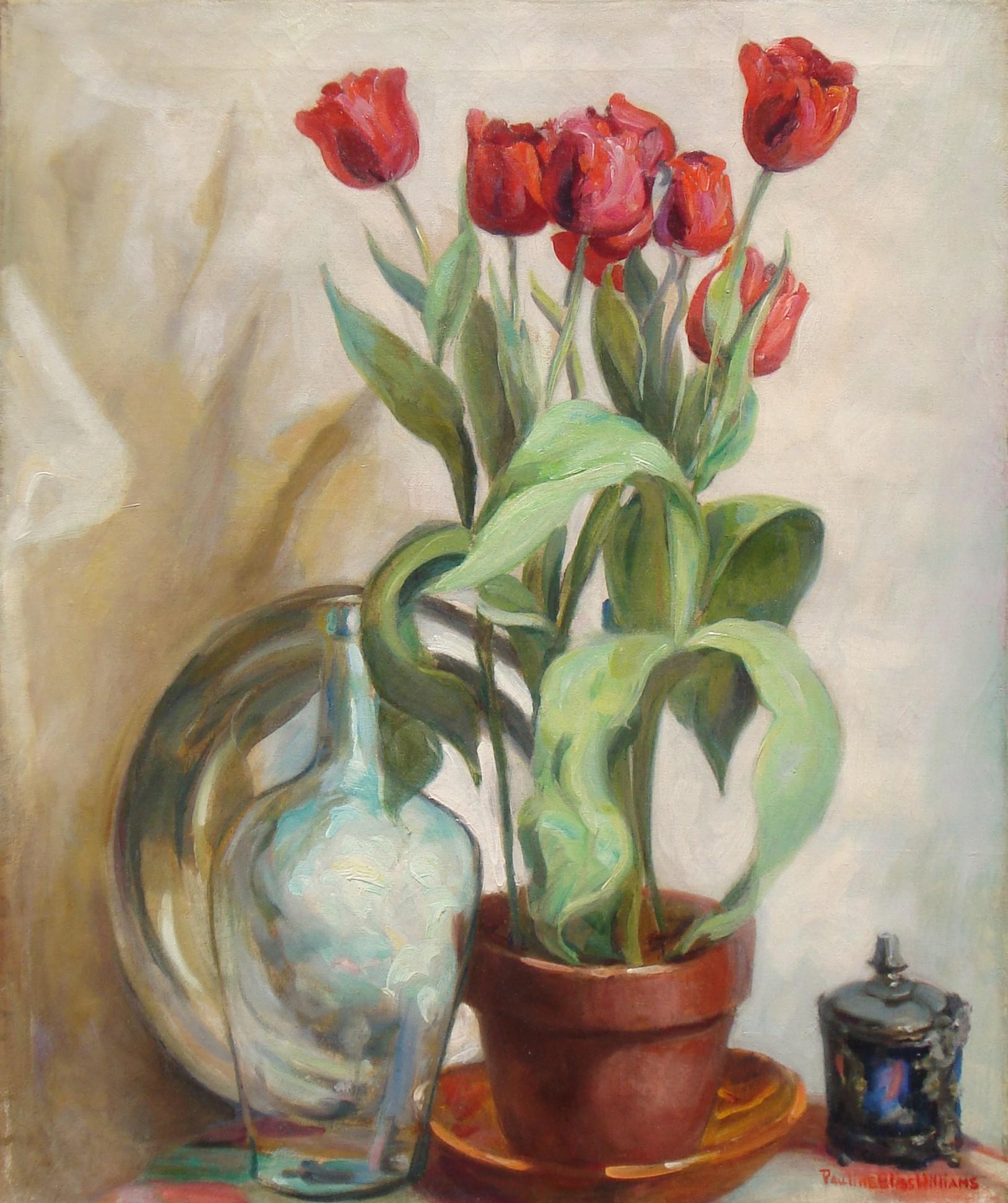 Pauline Bliss Williams Still-Life Painting - Tulips