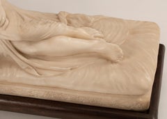 Pauline Bonaparte as Venus Victrix Alabaster Sculpture After Antonio Canova