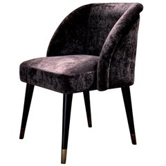 Pauline Brown Dining Chair by Dom Edizioni
