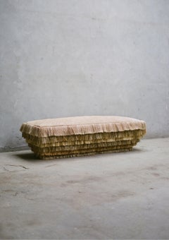 Pauline Esparon Flax Fluffy Bench, L'écoucheur Collection