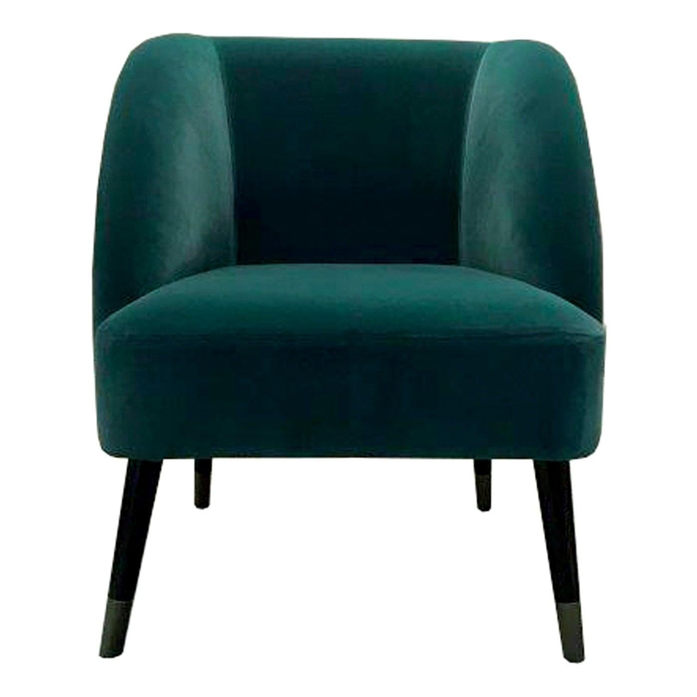 Pauline Green Armchair by Dom Edizioni  For Sale