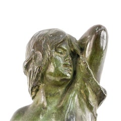 Pauline Mensch Early 20th Century Bronze Nude