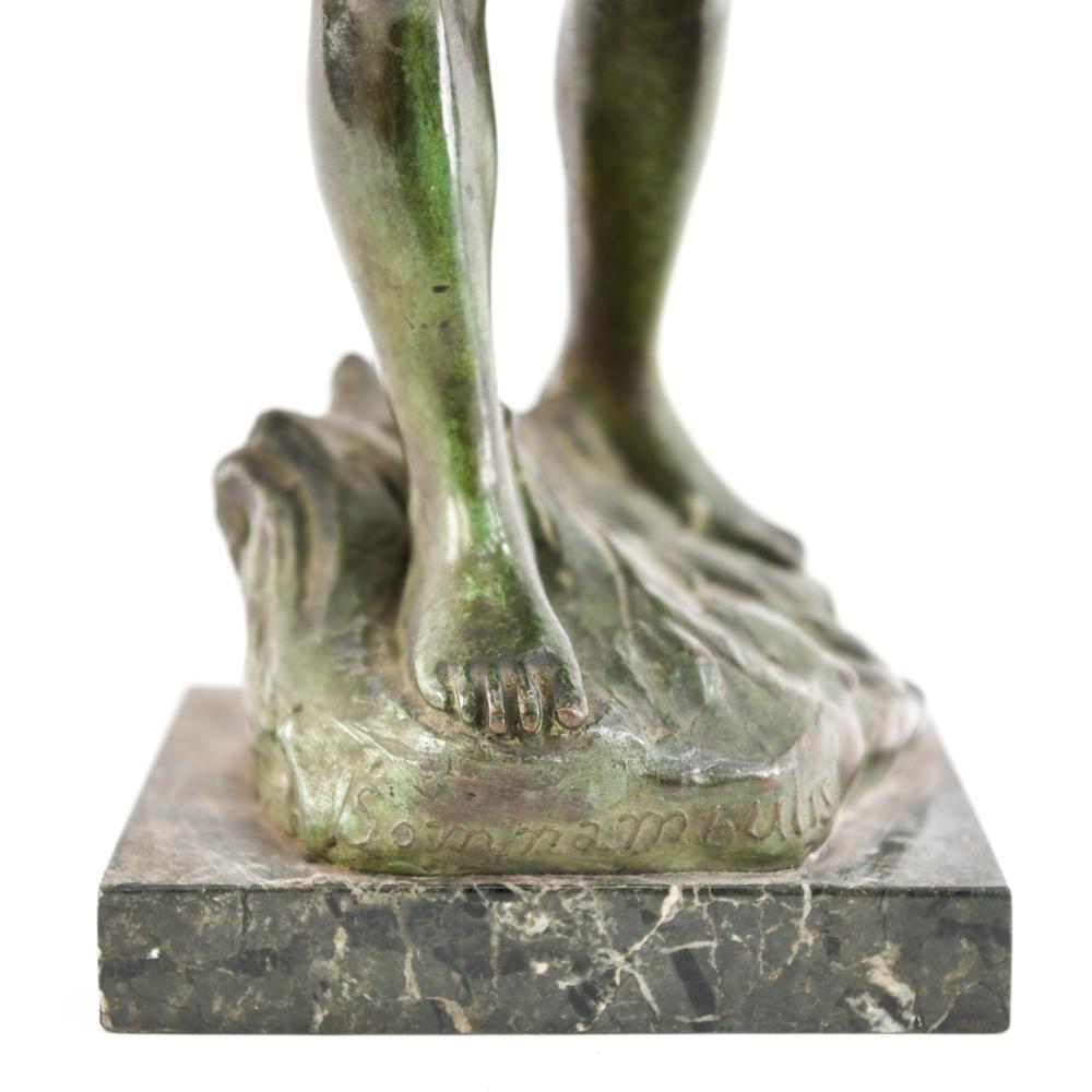 Pauline Mensch Early 20th Century Bronze Nude In Good Condition For Sale In Norwalk, CT