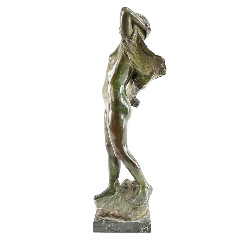 Pauline Mensch - Nu en bronze du début du XXe siècle en vente 2