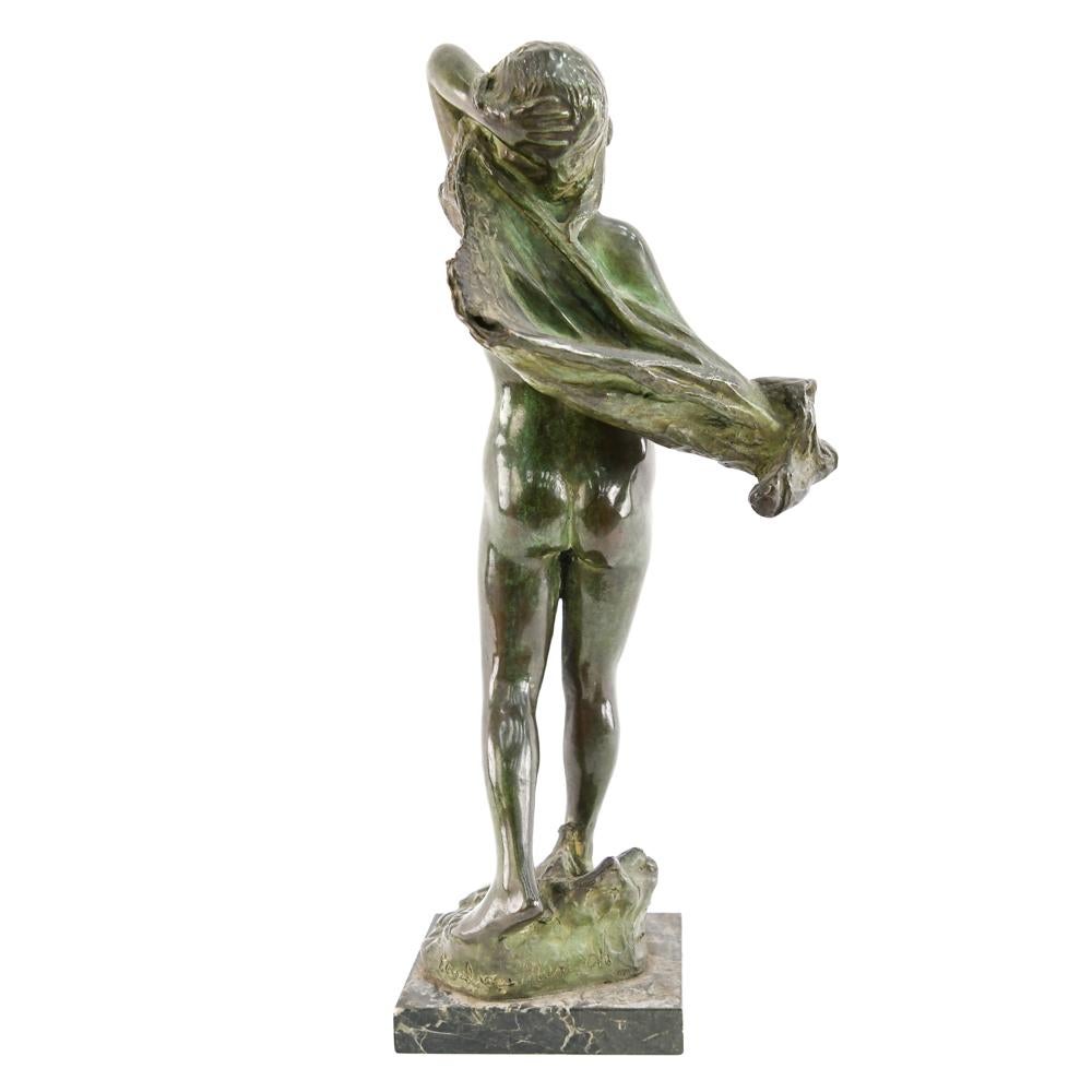 Pauline Mensch Early 20th Century Bronze Nude For Sale 4