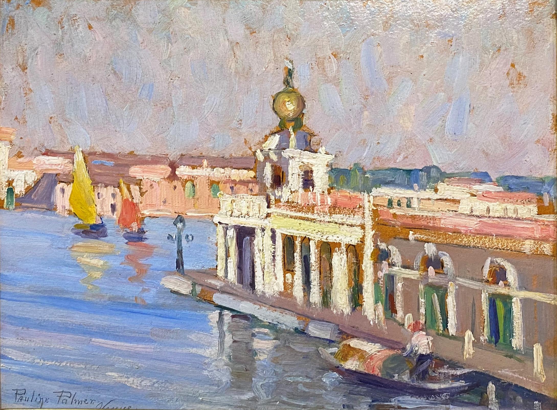 A Scene of Venice - Painting by Pauline Palmer