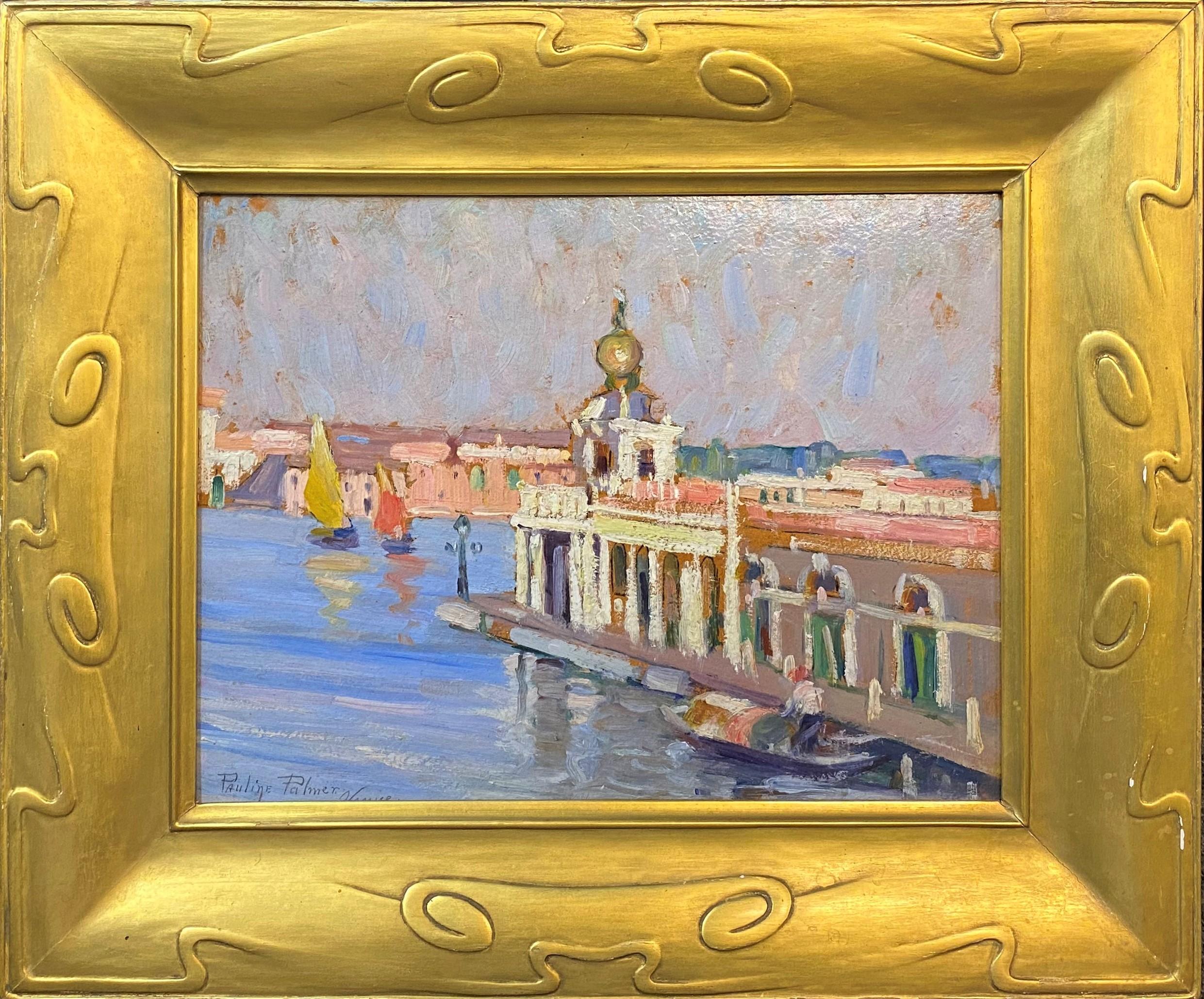 Pauline Palmer Landscape Painting - A Scene of Venice