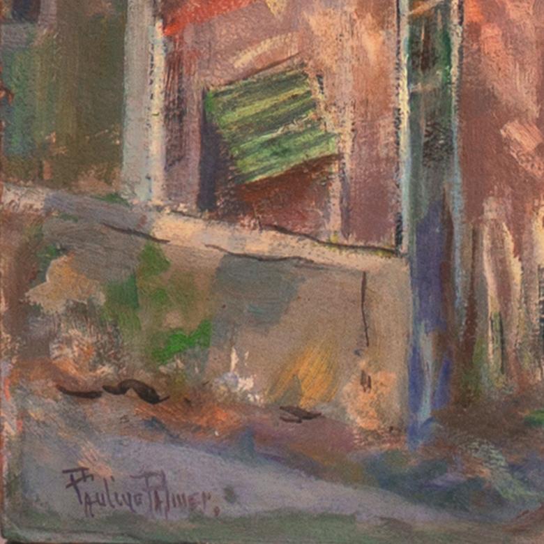 Après-midi ensoleillé, Chicago Impressionniste, Paris, Grande Chaumiére, Femme Artiste - Painting de Pauline Palmer