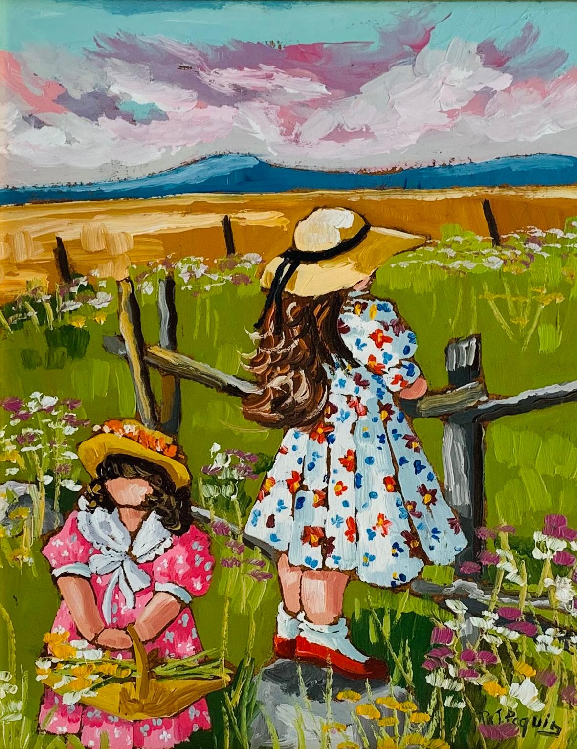 Pauline Paquin Landscape Painting - Regard vers l'horizon
