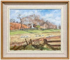Pauline Plummer (geb. 1933) - 1990 Öl, The Cottage, Honing Common, North Walsham