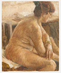 Pauline Plummer (b.1933) - 1993 Oil, Life Study