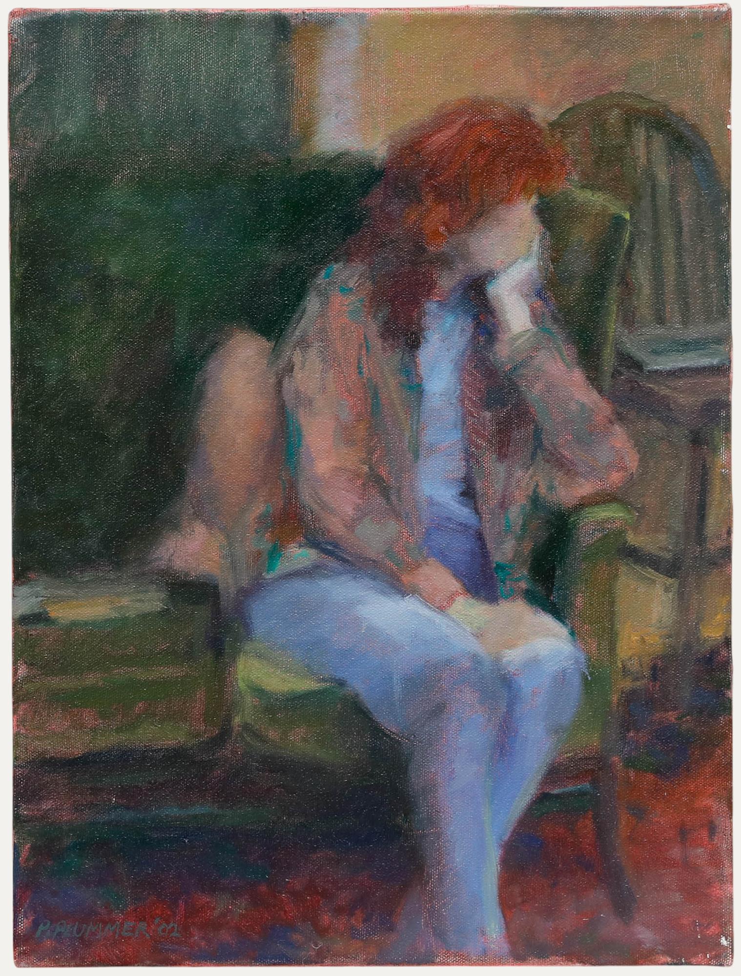 Pauline Plummer (nata nel 1933) - 2002 Olio, attesa