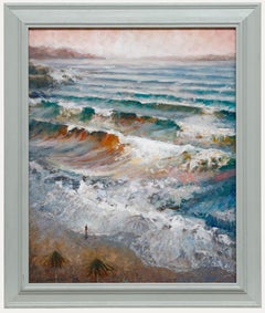 Pauline Plummer (nata nel 1933) - 2005 Olio, Bagnante esitante