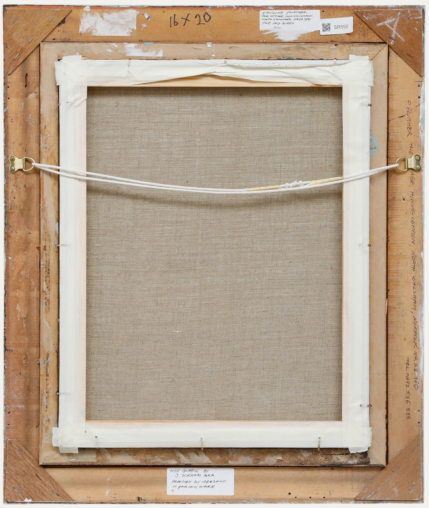 Pauline Plummer (b.1933) - 2005 Oil, Hop Queen For Sale 2