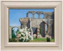 Pauline Plummer (geb. 1933) - 2010 Öl, Abbey in Bloom